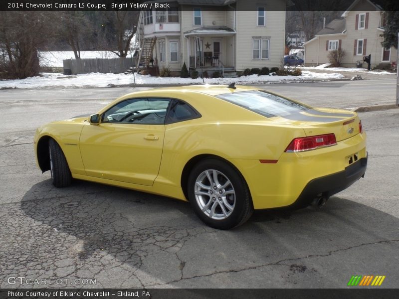 Bright Yellow / Black 2014 Chevrolet Camaro LS Coupe