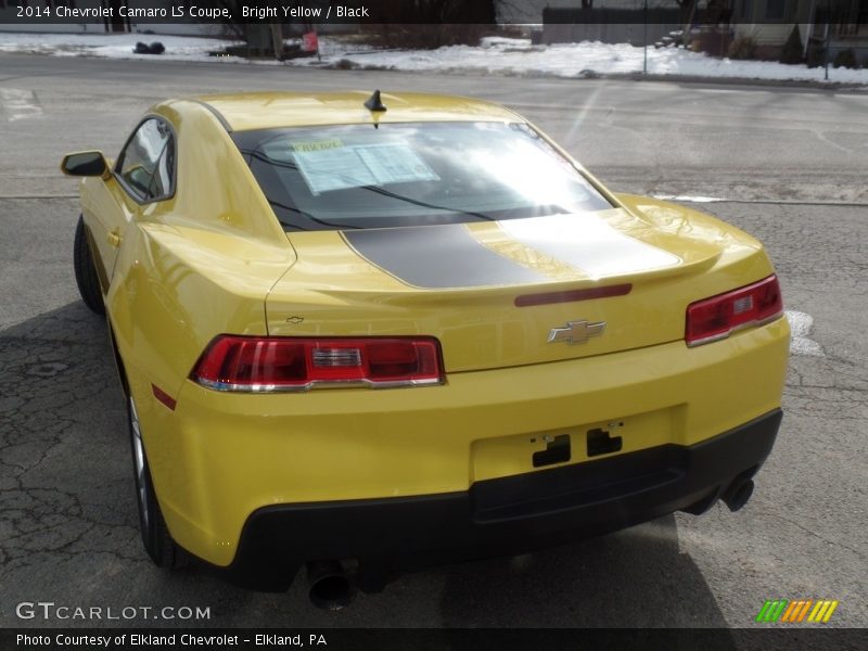 Bright Yellow / Black 2014 Chevrolet Camaro LS Coupe