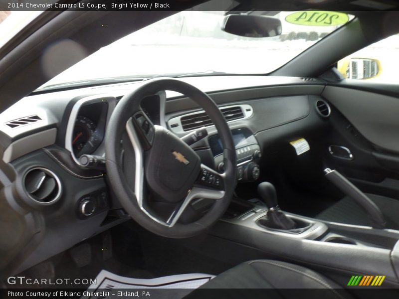 Bright Yellow / Black 2014 Chevrolet Camaro LS Coupe