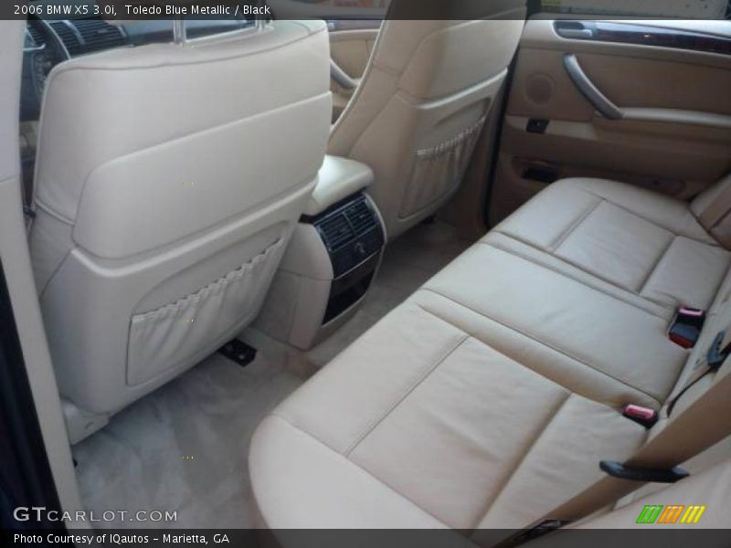 Toledo Blue Metallic / Black 2006 BMW X5 3.0i