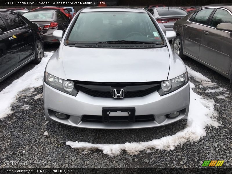 Alabaster Silver Metallic / Black 2011 Honda Civic Si Sedan