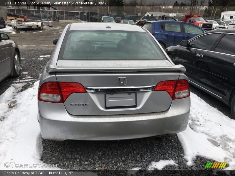 Alabaster Silver Metallic / Black 2011 Honda Civic Si Sedan