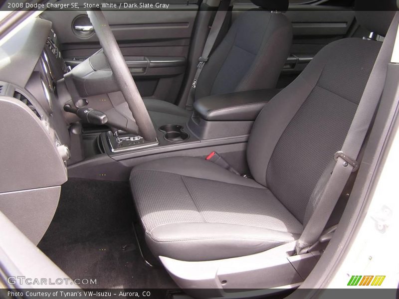 Stone White / Dark Slate Gray 2008 Dodge Charger SE