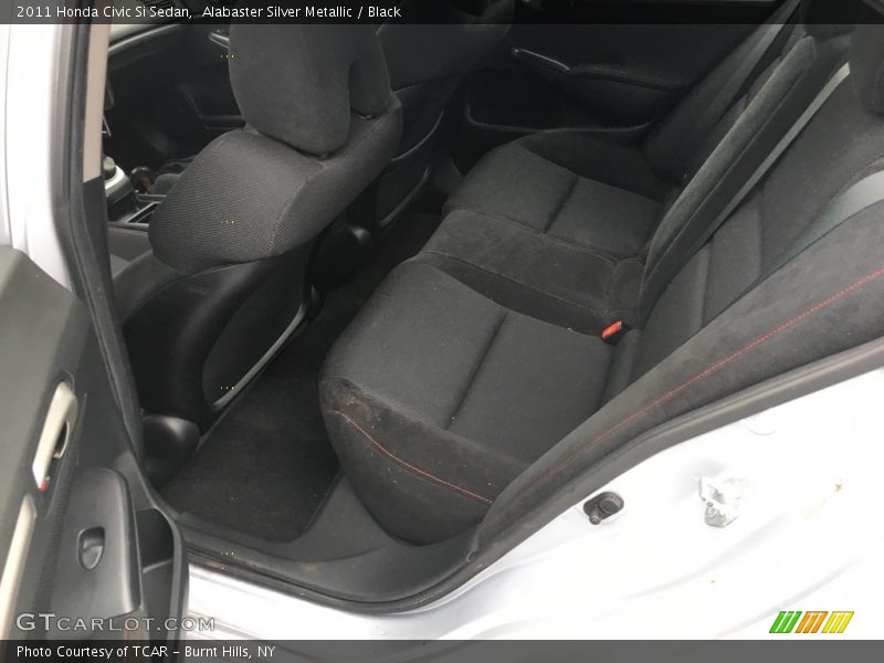Alabaster Silver Metallic / Black 2011 Honda Civic Si Sedan