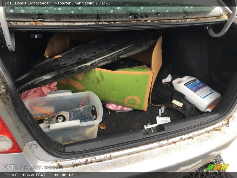Alabaster Silver Metallic / Black 2011 Honda Civic Si Sedan