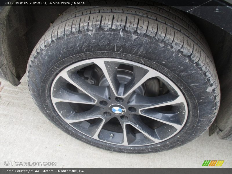 Alpine White / Mocha 2017 BMW X5 xDrive35i