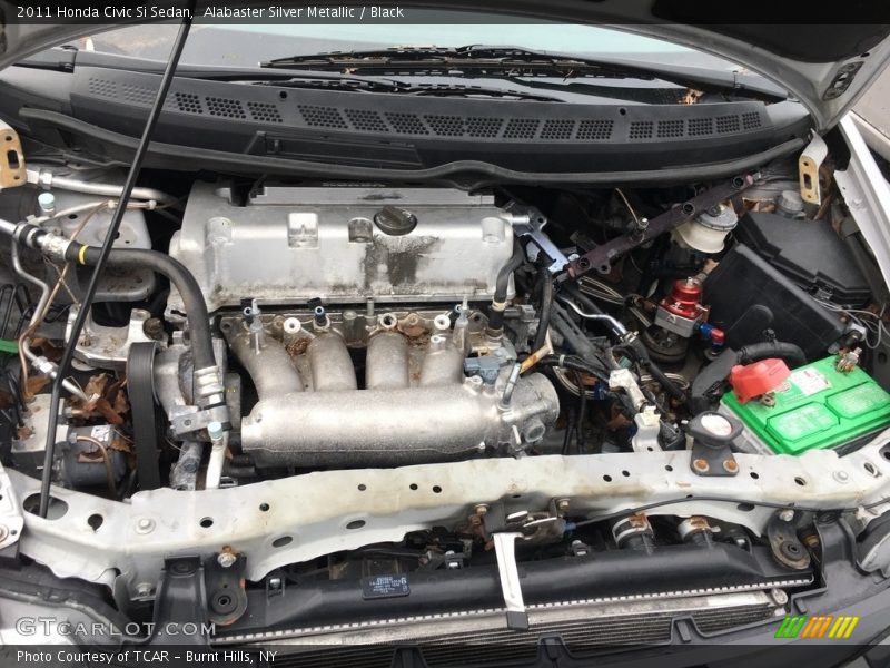Alabaster Silver Metallic / Black 2011 Honda Civic Si Sedan