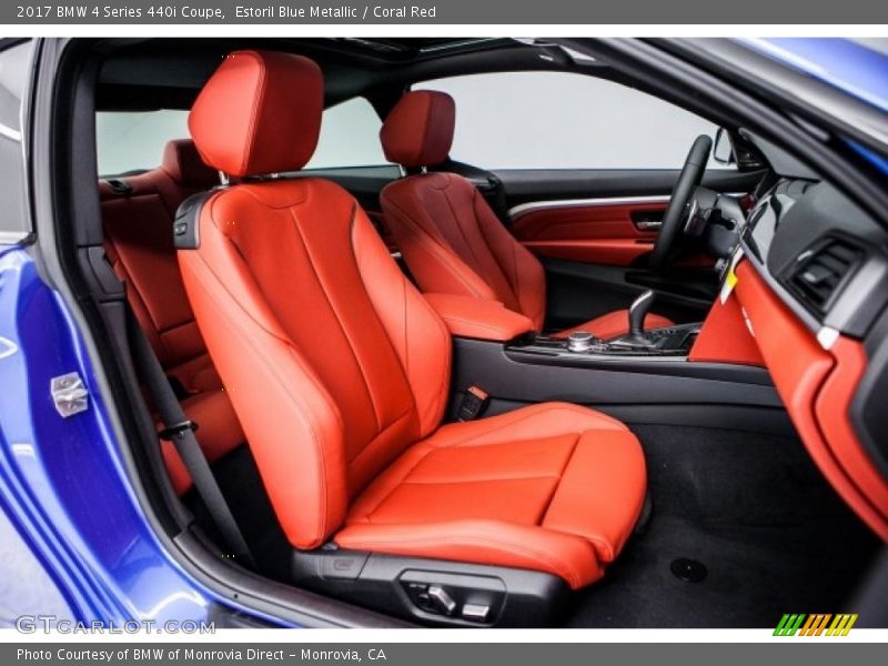 2017 4 Series 440i Coupe Coral Red Interior