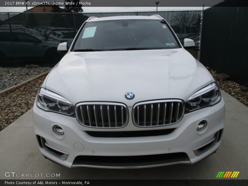 Alpine White / Mocha 2017 BMW X5 xDrive35i