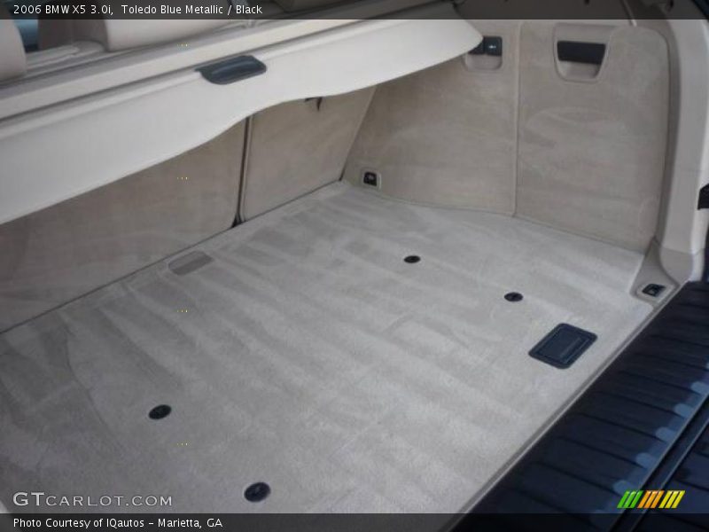 Toledo Blue Metallic / Black 2006 BMW X5 3.0i