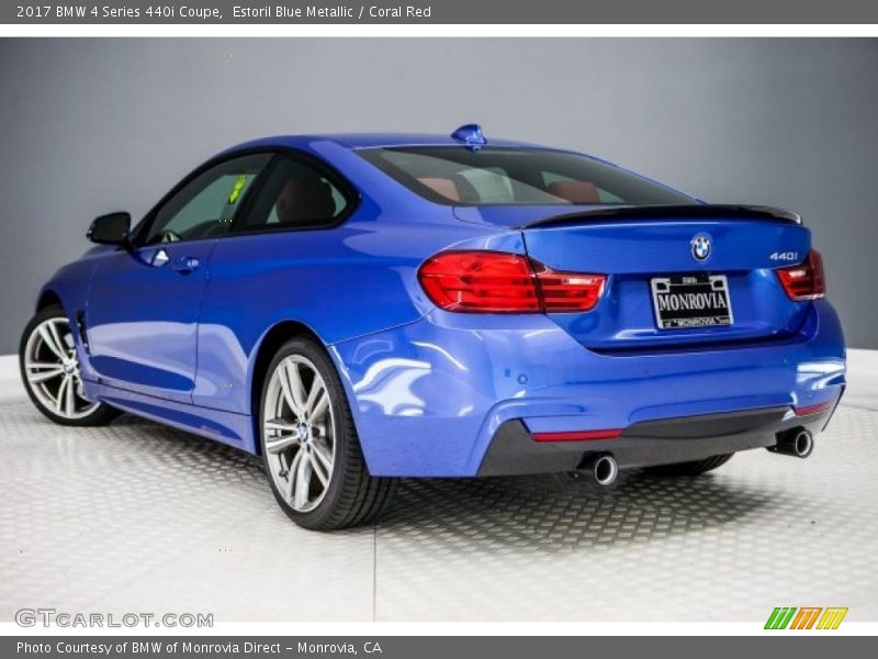  2017 4 Series 440i Coupe Estoril Blue Metallic