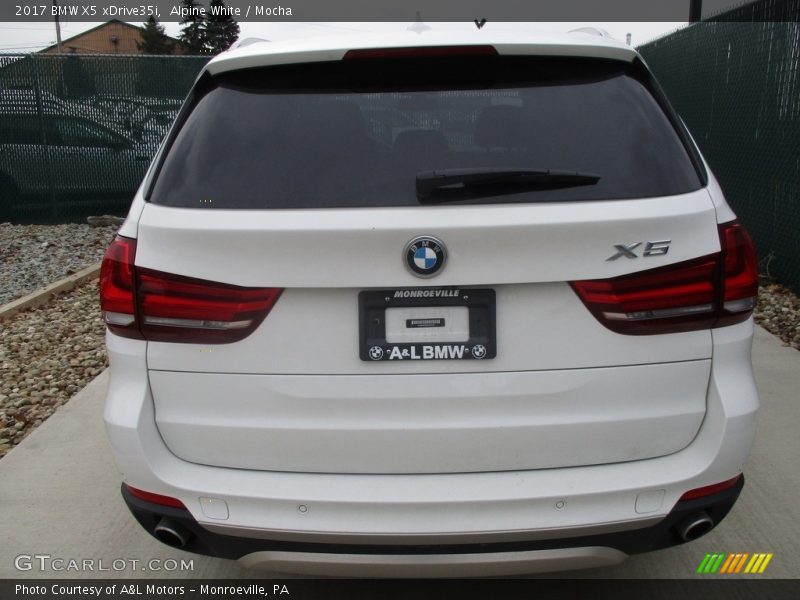 Alpine White / Mocha 2017 BMW X5 xDrive35i