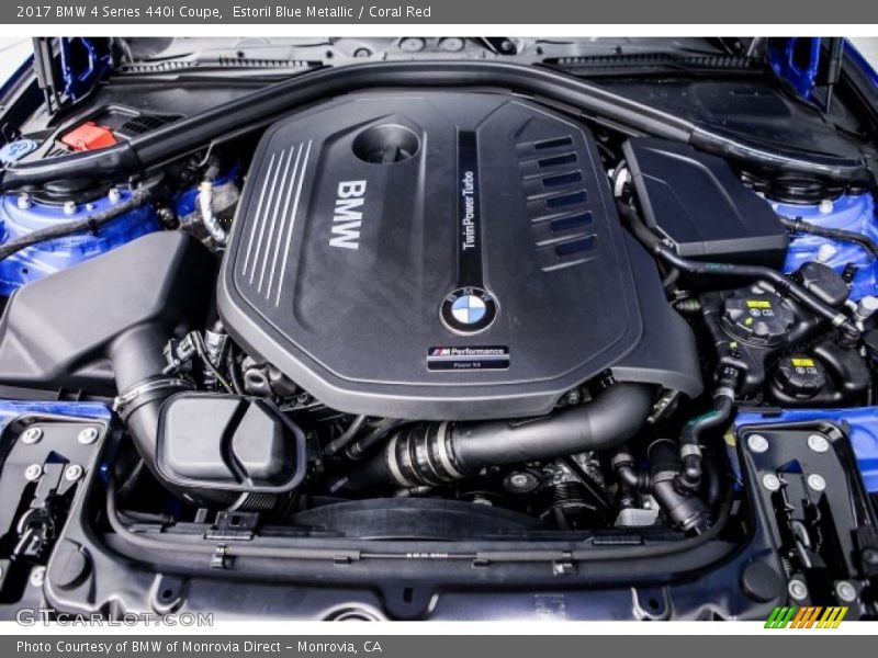  2017 4 Series 440i Coupe Engine - 3.0 Liter DI TwinPower Turbocharged DOHC 24-Valve VVT Inline 6 Cylinder