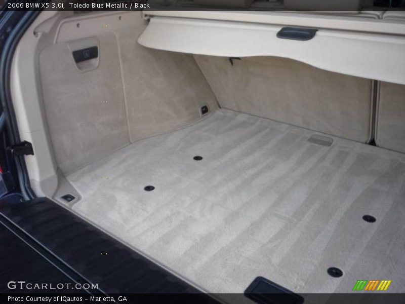 Toledo Blue Metallic / Black 2006 BMW X5 3.0i