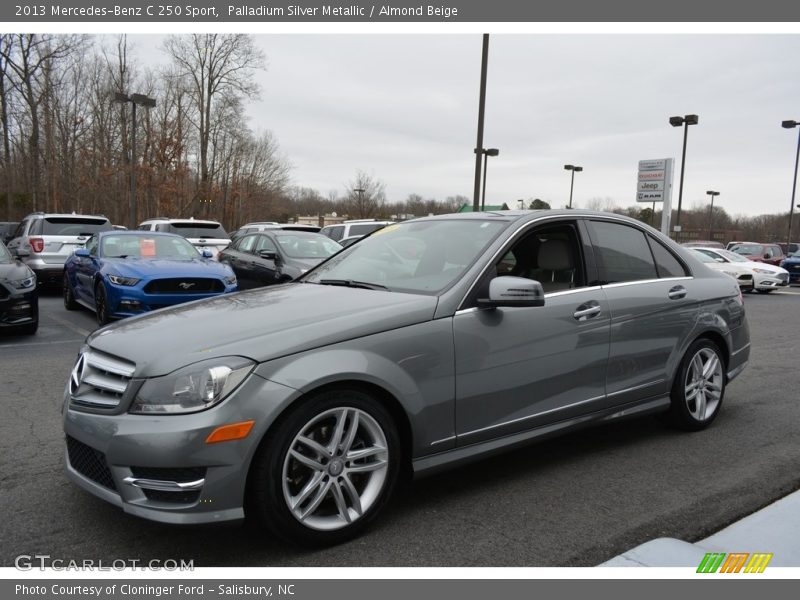 Palladium Silver Metallic / Almond Beige 2013 Mercedes-Benz C 250 Sport