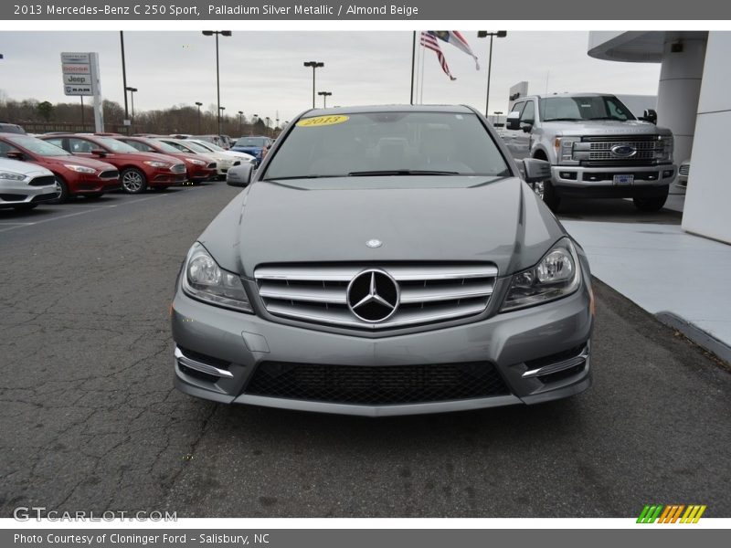 Palladium Silver Metallic / Almond Beige 2013 Mercedes-Benz C 250 Sport