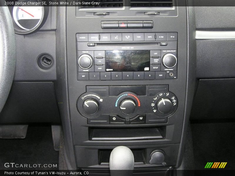 Stone White / Dark Slate Gray 2008 Dodge Charger SE