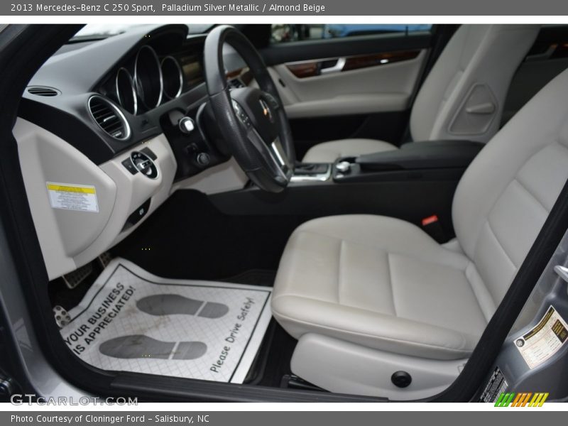 Palladium Silver Metallic / Almond Beige 2013 Mercedes-Benz C 250 Sport