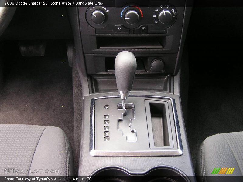 Stone White / Dark Slate Gray 2008 Dodge Charger SE