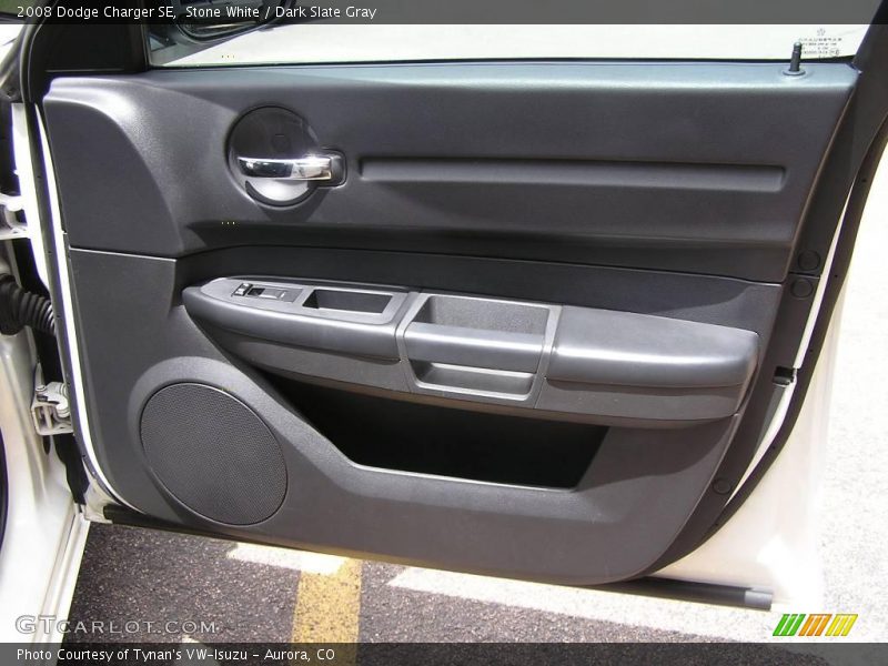 Stone White / Dark Slate Gray 2008 Dodge Charger SE