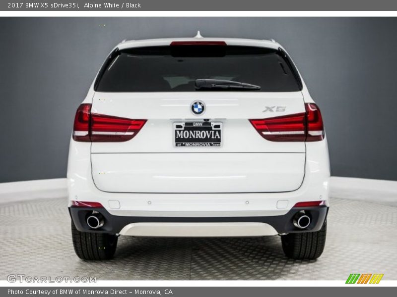 Alpine White / Black 2017 BMW X5 sDrive35i