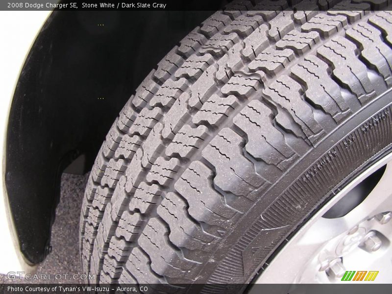 Stone White / Dark Slate Gray 2008 Dodge Charger SE