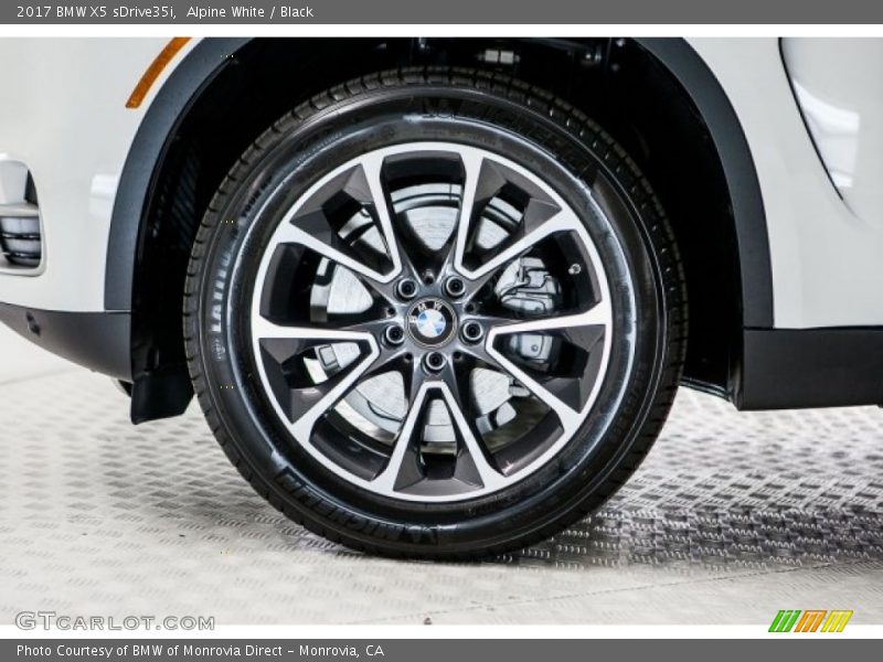 Alpine White / Black 2017 BMW X5 sDrive35i