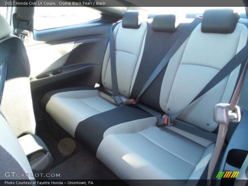 Crystal Black Pearl / Black 2017 Honda Civic LX Coupe