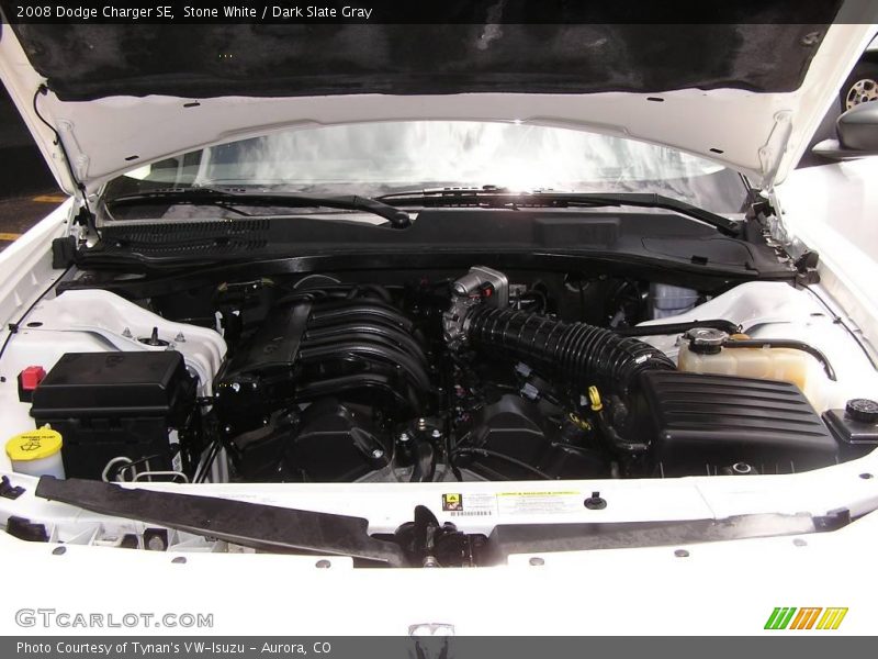 Stone White / Dark Slate Gray 2008 Dodge Charger SE