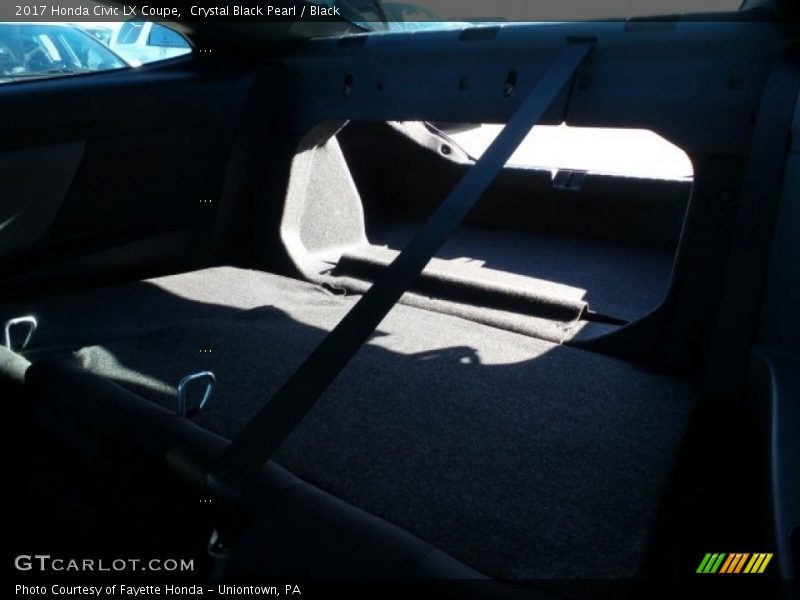 Crystal Black Pearl / Black 2017 Honda Civic LX Coupe