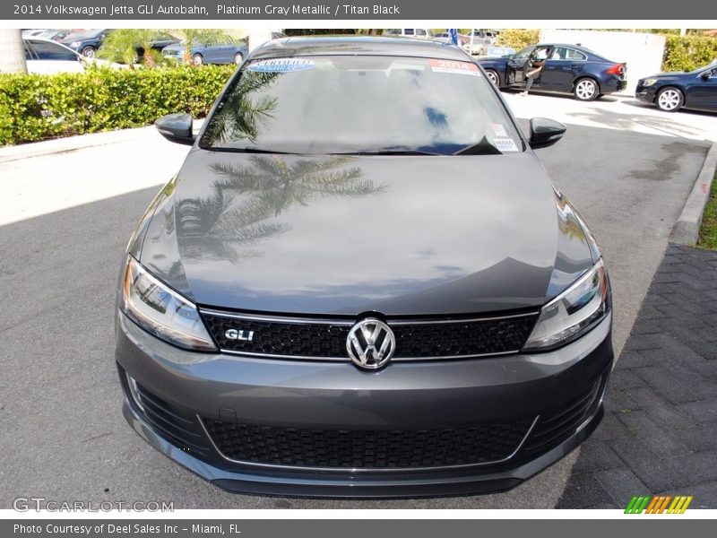 Platinum Gray Metallic / Titan Black 2014 Volkswagen Jetta GLI Autobahn