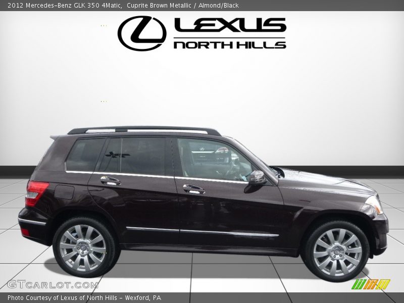 Cuprite Brown Metallic / Almond/Black 2012 Mercedes-Benz GLK 350 4Matic