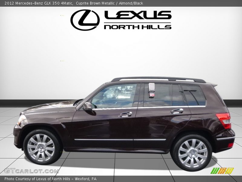 Cuprite Brown Metallic / Almond/Black 2012 Mercedes-Benz GLK 350 4Matic