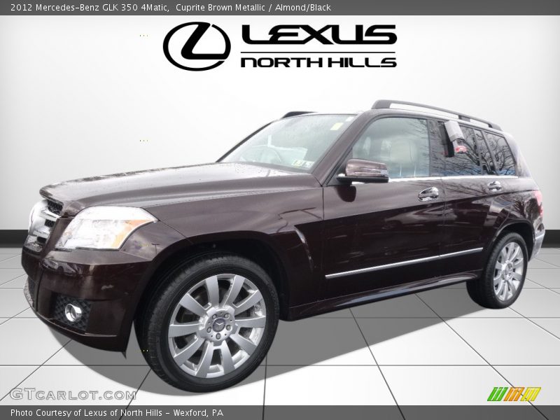 Cuprite Brown Metallic / Almond/Black 2012 Mercedes-Benz GLK 350 4Matic