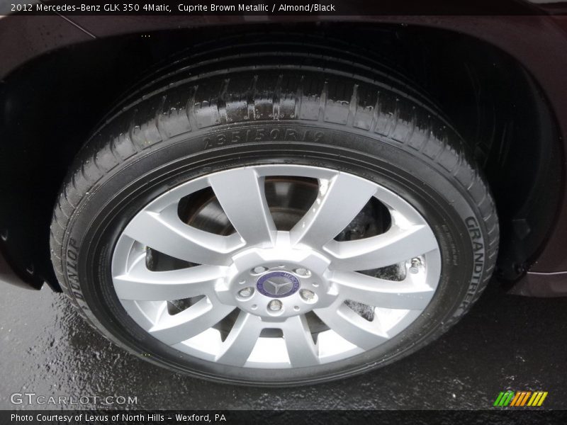 Cuprite Brown Metallic / Almond/Black 2012 Mercedes-Benz GLK 350 4Matic