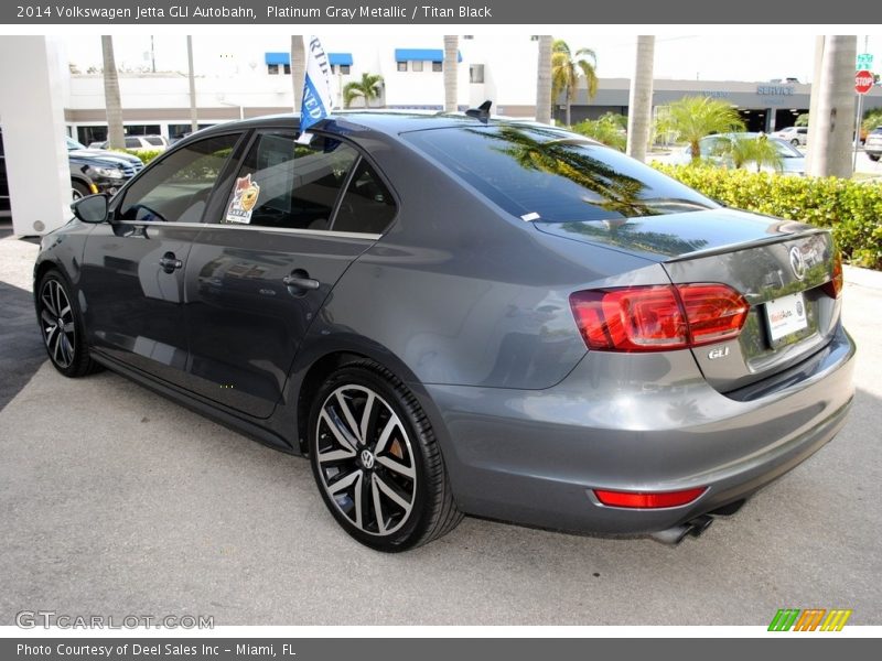 Platinum Gray Metallic / Titan Black 2014 Volkswagen Jetta GLI Autobahn