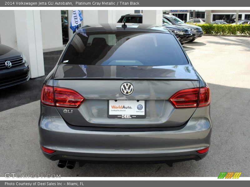 Platinum Gray Metallic / Titan Black 2014 Volkswagen Jetta GLI Autobahn