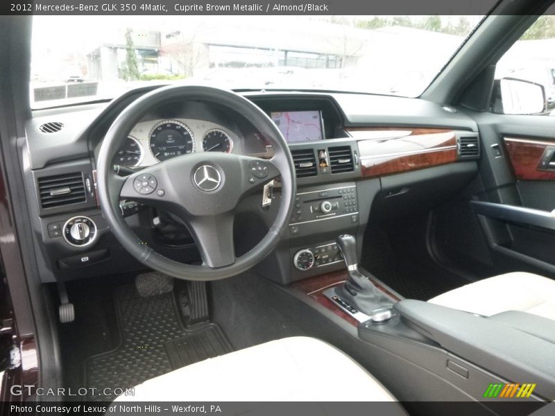 Cuprite Brown Metallic / Almond/Black 2012 Mercedes-Benz GLK 350 4Matic