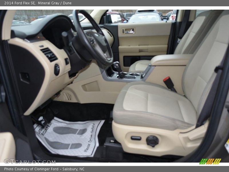 Mineral Gray / Dune 2014 Ford Flex SE