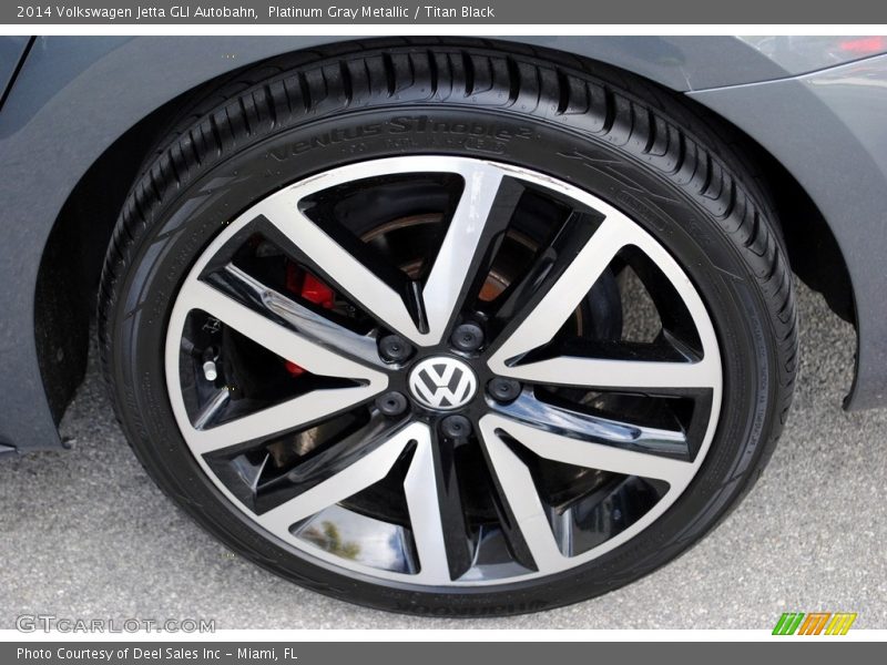 Platinum Gray Metallic / Titan Black 2014 Volkswagen Jetta GLI Autobahn