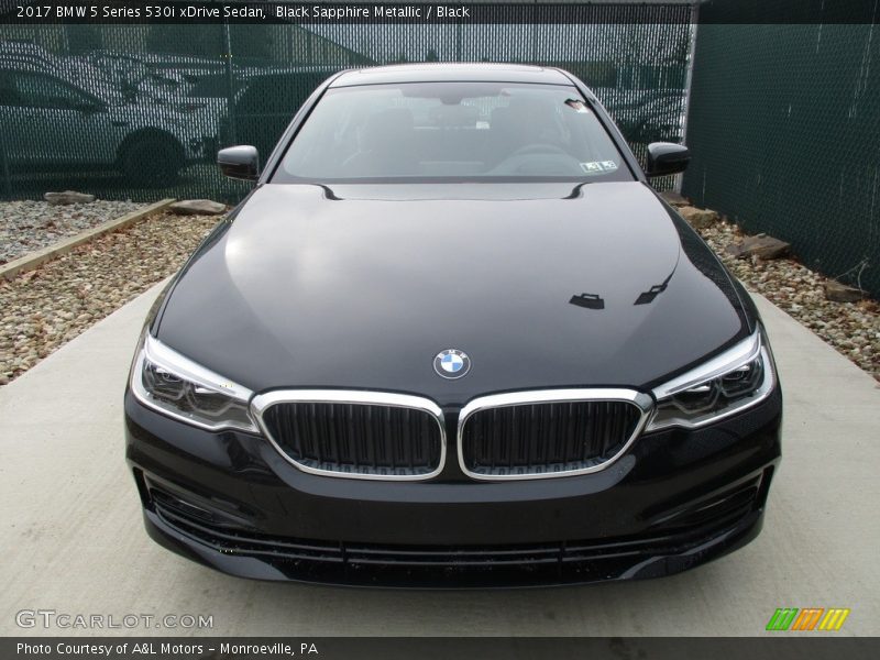 Black Sapphire Metallic / Black 2017 BMW 5 Series 530i xDrive Sedan