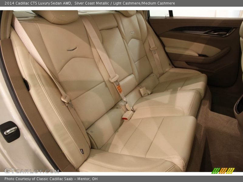 Silver Coast Metallic / Light Cashmere/Medium Cashmere 2014 Cadillac CTS Luxury Sedan AWD