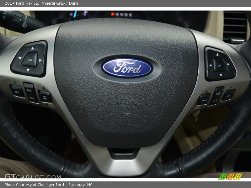 Mineral Gray / Dune 2014 Ford Flex SE