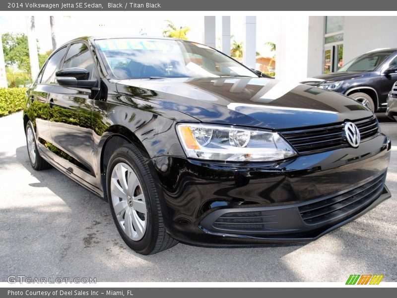 Black / Titan Black 2014 Volkswagen Jetta SE Sedan