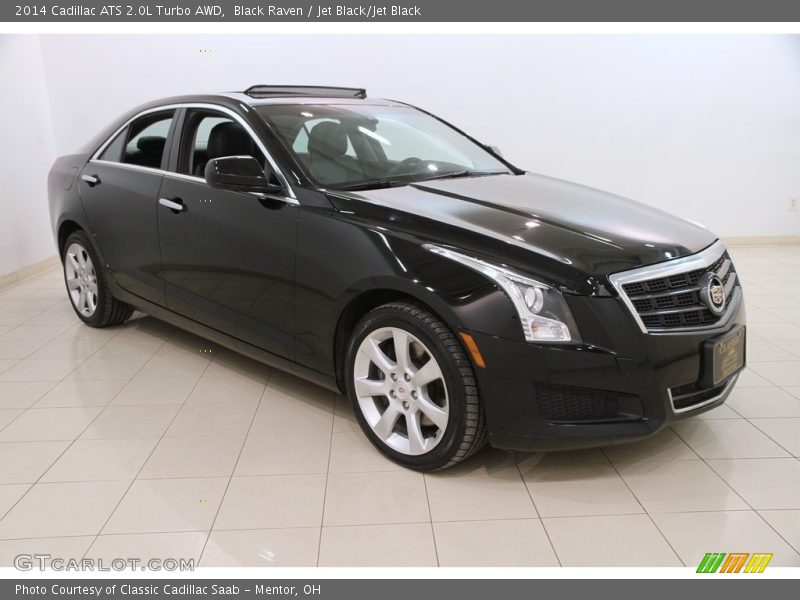Black Raven / Jet Black/Jet Black 2014 Cadillac ATS 2.0L Turbo AWD