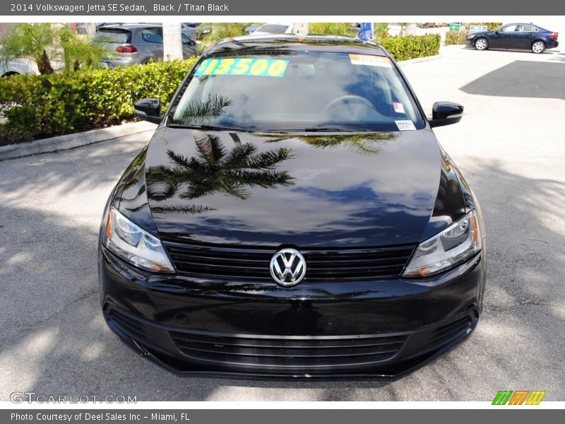 Black / Titan Black 2014 Volkswagen Jetta SE Sedan