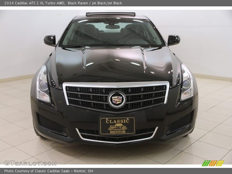 Black Raven / Jet Black/Jet Black 2014 Cadillac ATS 2.0L Turbo AWD