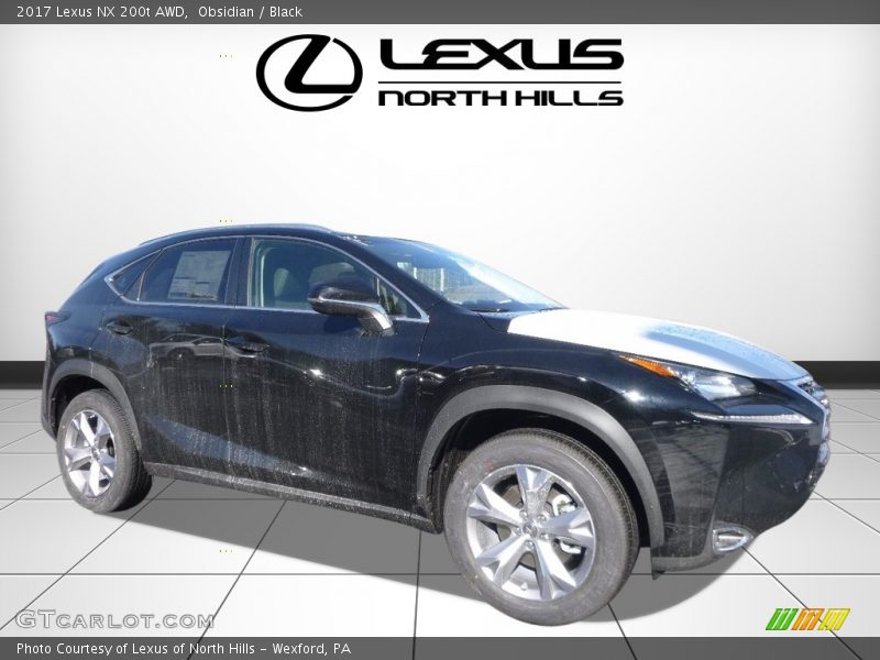 Obsidian / Black 2017 Lexus NX 200t AWD