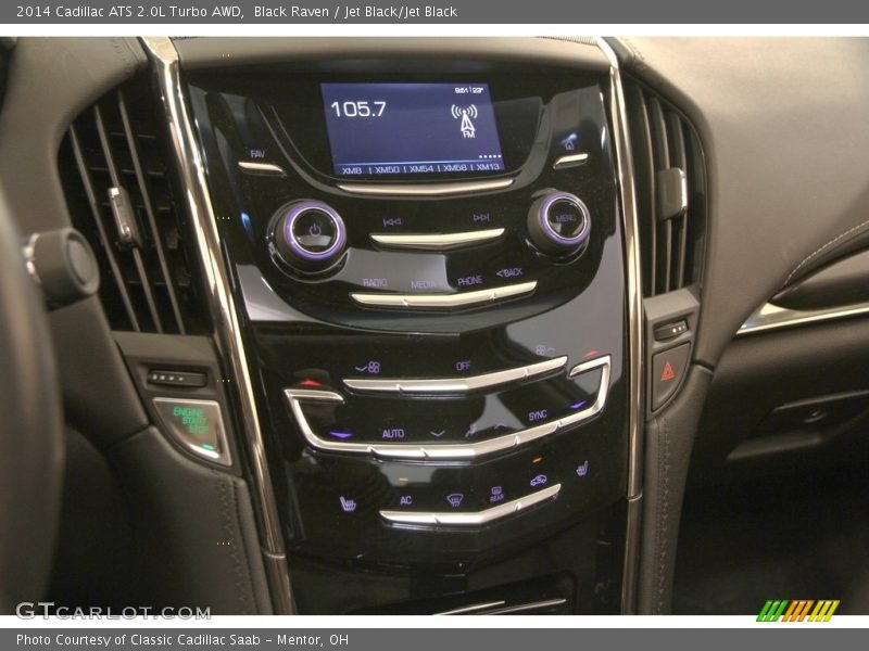 Black Raven / Jet Black/Jet Black 2014 Cadillac ATS 2.0L Turbo AWD