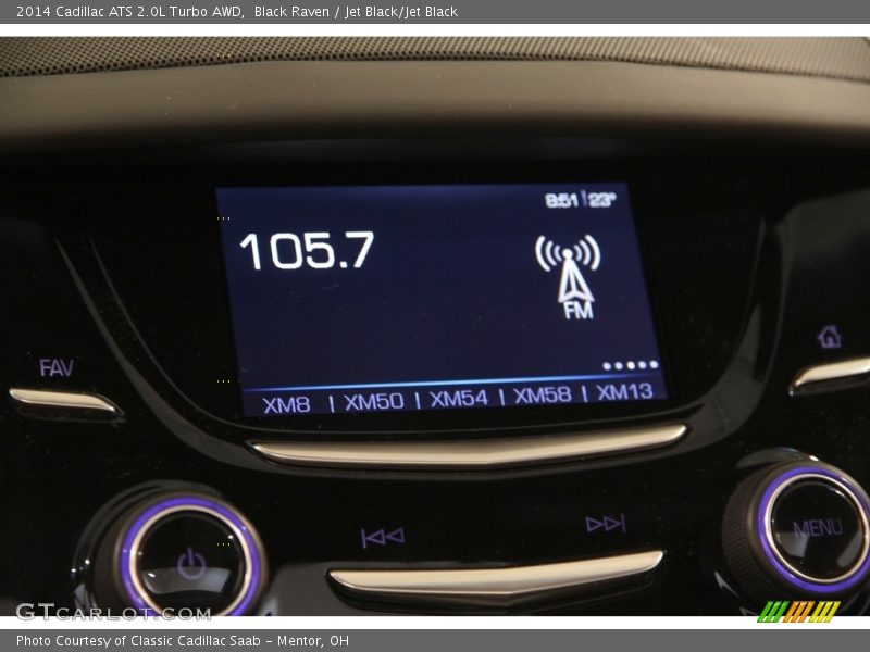 Black Raven / Jet Black/Jet Black 2014 Cadillac ATS 2.0L Turbo AWD
